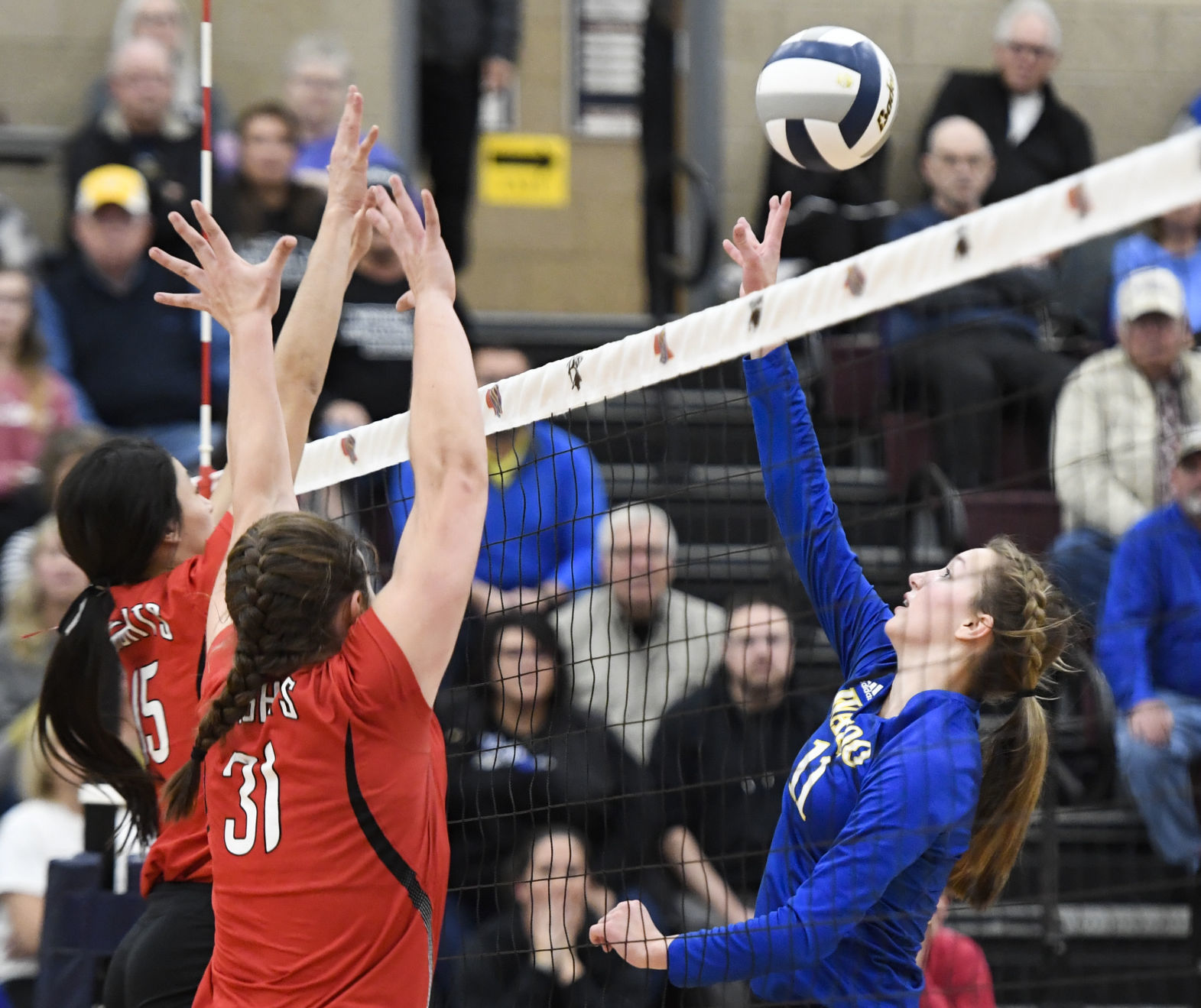 State volleyball, Wahoo vs. Norfolk Catholic, 11.7